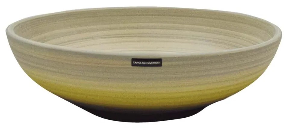 Vaso Cumbuca Decorativo em Cerâmica Carolina Haveroth - Salar Fosco  Kleiner