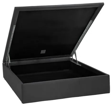 Base de Cama Box Bau Physical Camurca Cinza Casal 138 cm (LARG) - 52547 Sun House