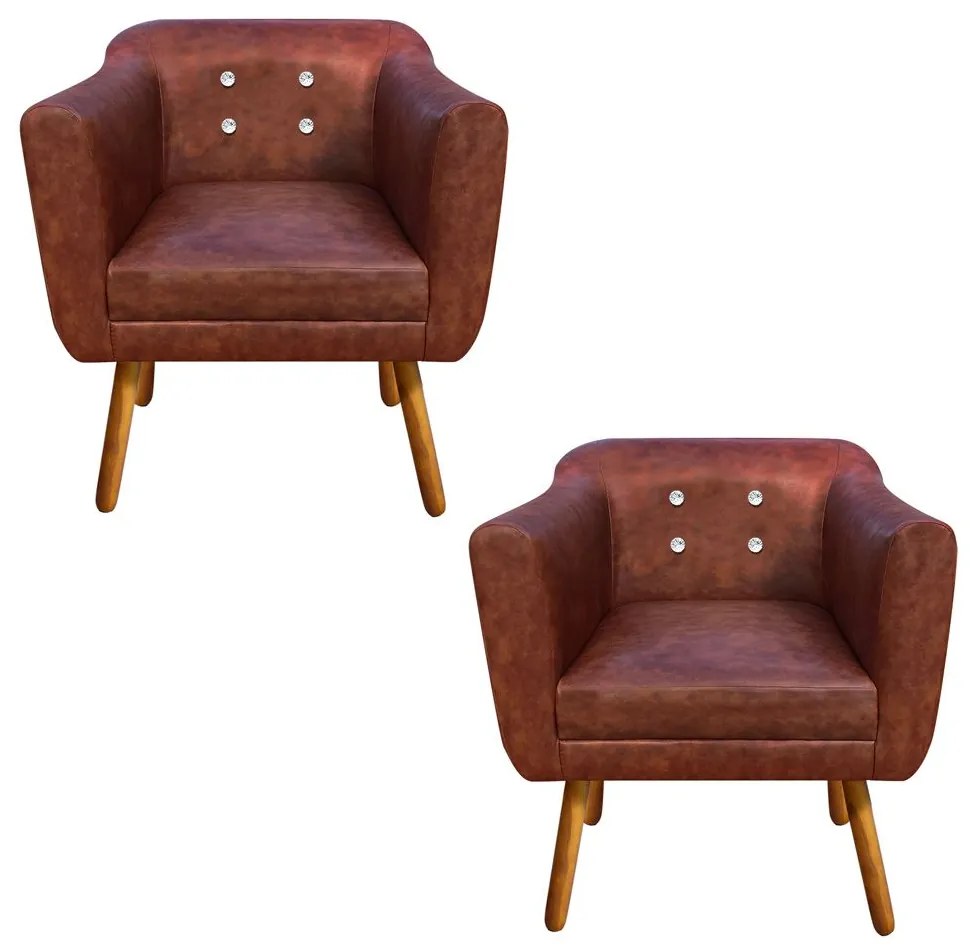 KIT 02 POLTRONAS JULIA CORANO NOZES COM