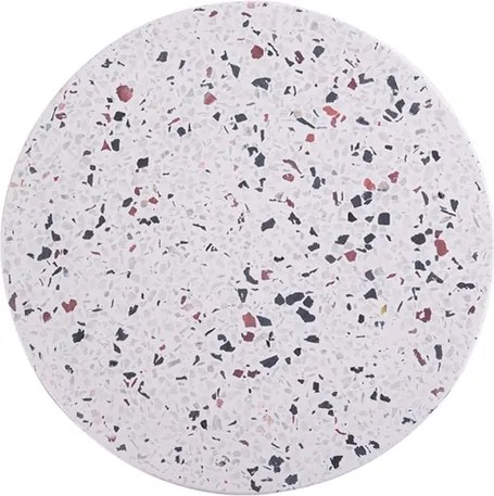 Arandela Led Granilite 12w 3000k &amp;amp;#xD8;24cm Terrazzo - BRANCO