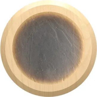 Arandela Led Ardosia E Madeira 49W 3000K Petra - MAPLE