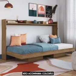 Cama Solteiro Infantil Articulação Horizontal Isis Mel A05 - Mpozenat