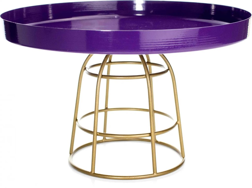 Boleira Com Suporte de Metal Com Base Roxo - D'Rossi