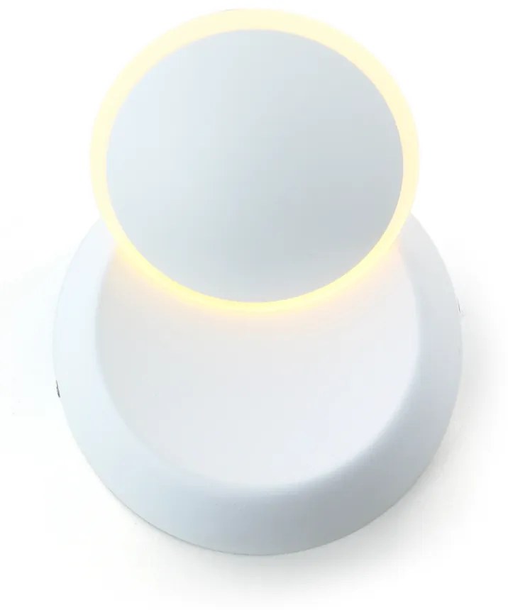 Arandela Moon Ø14Cm Led 5W 3000K Bivolt / Branco |S&l Iluminação 2004/... (Branco)
