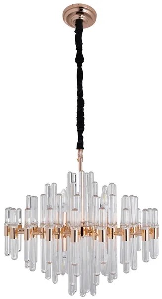 Pendente Vidro Metal Ouro Frances Copenhage