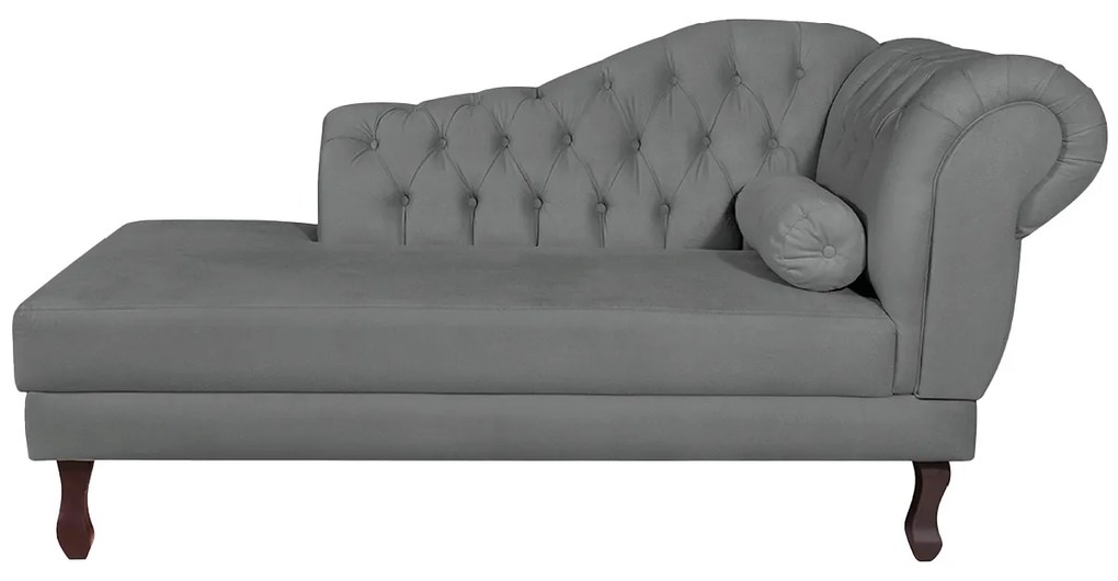 Recamier Diana 140cm Lado Esquerdo Corano Cinza - ADJ Decor