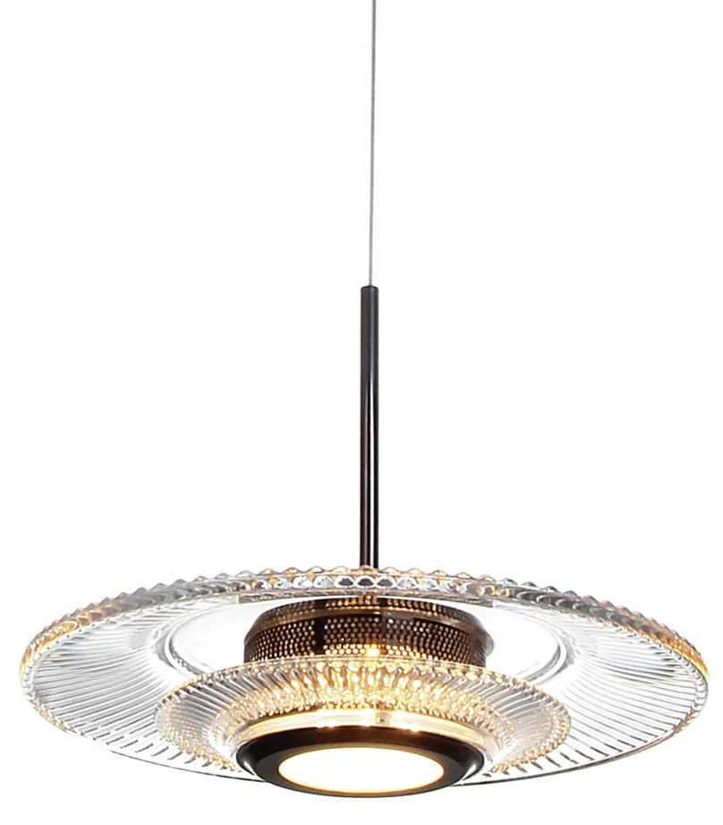 Pendente Sunflower Horizontal Ø31X20,5Cm 01Xled 9,4W 2700K Metal Alumi... (ONIX, 110v)