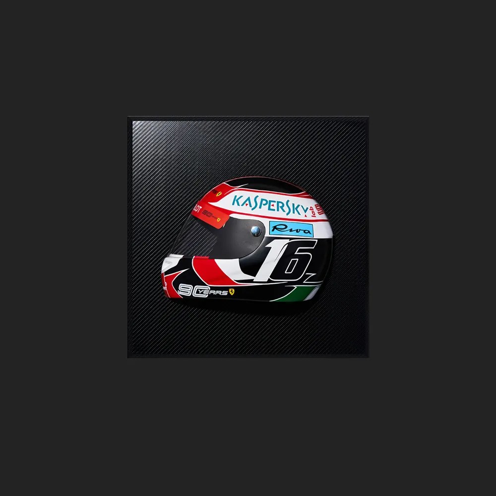 Quadro 3D Decorativo Helmet CL SF90 Branco - Gran Belo