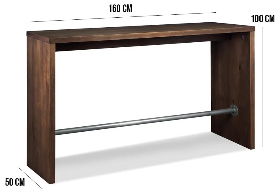 Bancada Gourmet com Armário 01 Gaveta Bandeja 160x100 Hari Canela G04 - Gran Belo