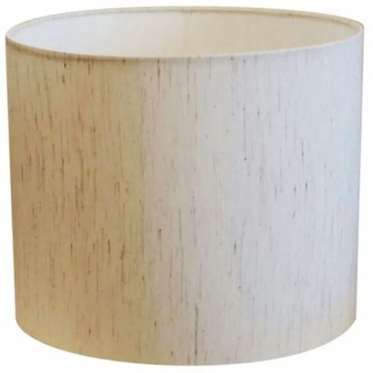 Cúpula Abajur Cilíndrica Cp-7019 Ø40x30cm Linho Bege