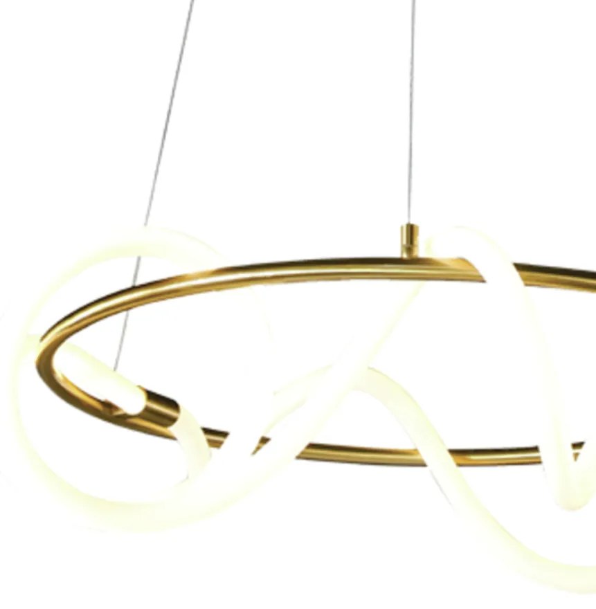 Pendente Mantra Redondo Ø60X30Cm Led 35W 2700K Bivolt | Bella Iluminaç...