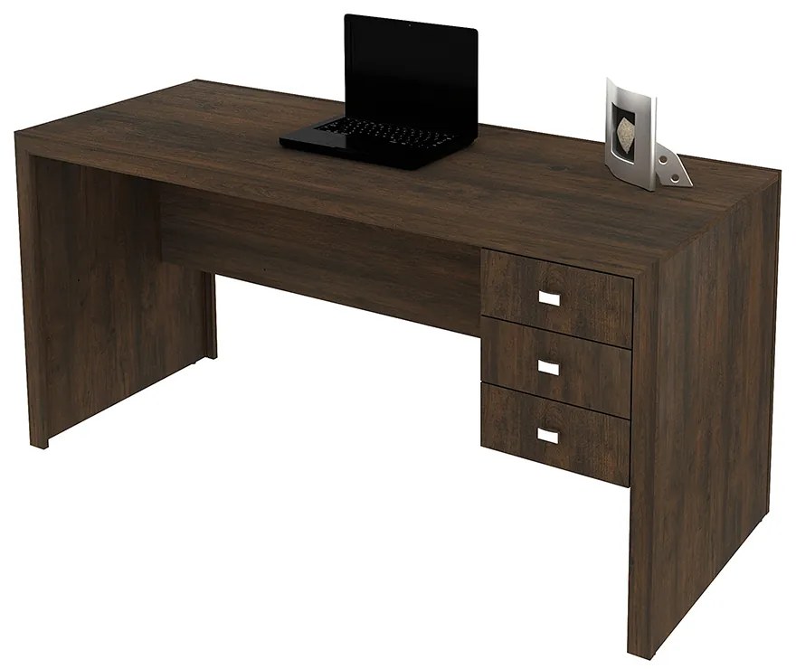 Mesa para Escritório Home Office ME4113 MDP Rustico G69 - Gran Belo