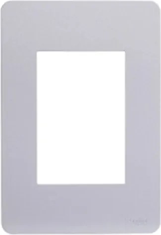 Placa Para 3 Modulos 4X2 Gamma Silver Orion