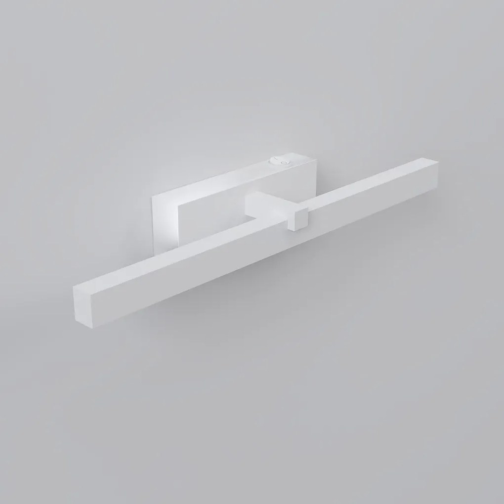 Arandela Horizontal Small 5X8,5X40Cm Led 6W 3000K - Qimporta Ar2523 (BRANCO)