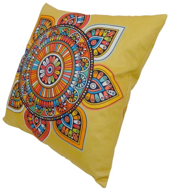 Almofada Mandala Indiana 45x45cm Várias Estampas - MDL-0104 - Somente Capa