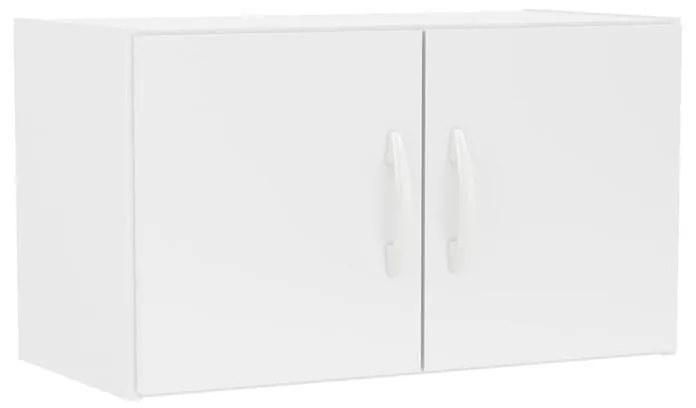 Armário De Parede Aéreo Lavanderia 2 Portas - Branco