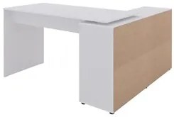 Conjunto Escritório Home Office 4 Peças Nil A06 Branco - Mpozenato