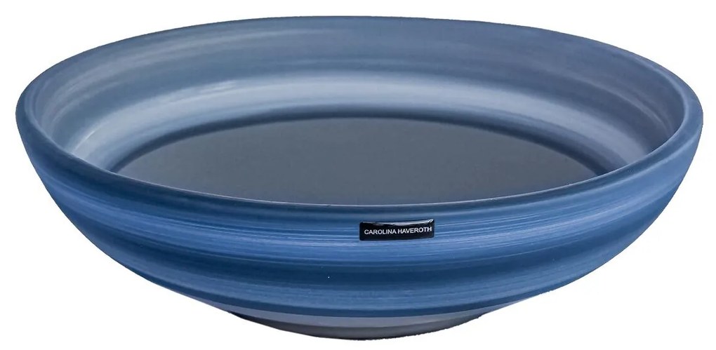 Vaso Cumbuca decorativo em Cerâmica 13X09X29 - Lagunas Fosco Kleiner