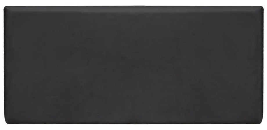 Cabeceira Painel Clean para Cama Box Casal 140 cm Suede M11- D'Rossi - Preto