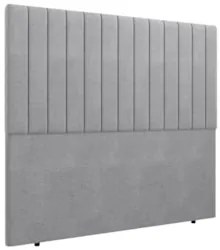 Cabeceira Cama Box Queen 160cm Estofada Plutus Saturno Cinza Z04 - Mpo