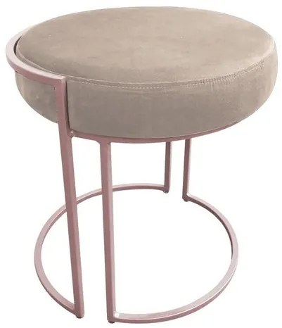 KIT 02 PUFF LOVE SUEDE BASE ROSE DROSSI - Bege