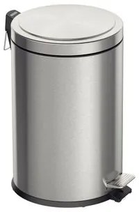Lixeira Inox com Pedal 20 L Brasil Plus Tampa com Amortecedor Tramontina