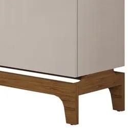 Balcão Buffet para Sala de Jantar 3 Portas 139cm Alice D04 Freijó/Off