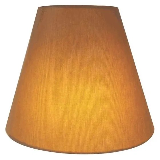 Arandela Retro Cone Md-2001 Cúpula em Tecido 25/26x13cm Palha - Bivolt