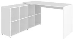 Conjunto Escritório Home Office 4 Peças Mity A06 Branco - Mpozenato