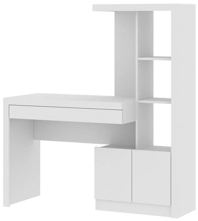 Mesa escrivaninha Estante Home Office 2 portas 1 Gaveta