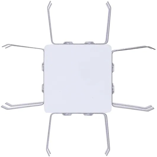 Juncao Quadrada X Branco Para Perfil Sem Iluminacao Fit40