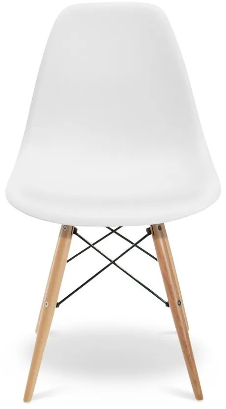 Cadeira Sala de Jantar Eiffel Eames Base Madeira F02 - D'Rossi - Azul Turquesa