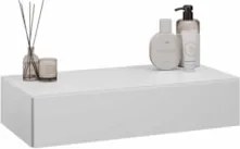 Penteadeira Suspensa 60cm 1 Gaveta Carina Z34 Branco        - Mpozenat