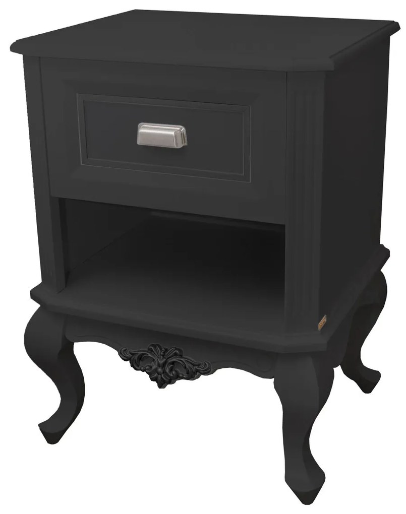 Mesa de Cabeceira Lavanda - Preto Provençal Kleiner