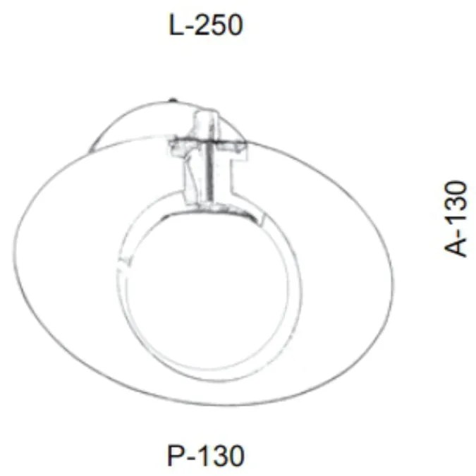 Arandela Globo Corte Laiser 25X13X13Cm Metal E Globo Ø10Cm 01Xg9 |Old... (FERRUGEM, AMBAR)