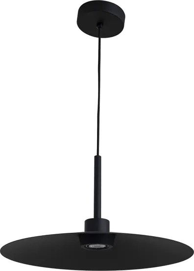 Pendente Led Alum&amp;amp;#xED;nio 7w 2700k &amp;amp;#xD8;40cm Pli&amp;amp;#xE9; - PRETO