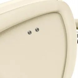 Poltrona do Papai Reclinável Kalie Power Touch USB FH9 PU Bege - Mpoze