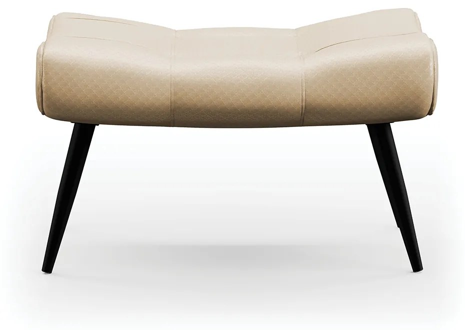 Puff Sher Facto Pés Palito de Ferro D03 - D'Rossi - Bege