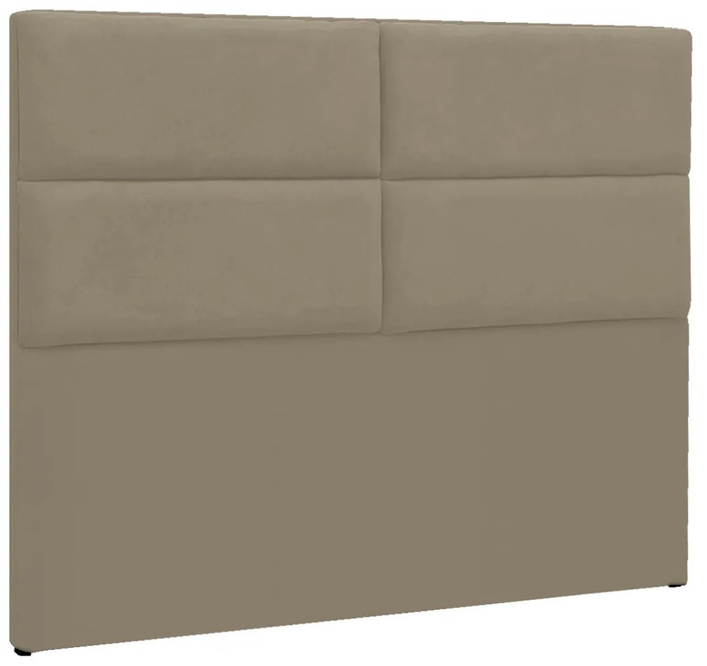 Cabeceira King Berlim P04 195 cm Suede - ADJ Decor