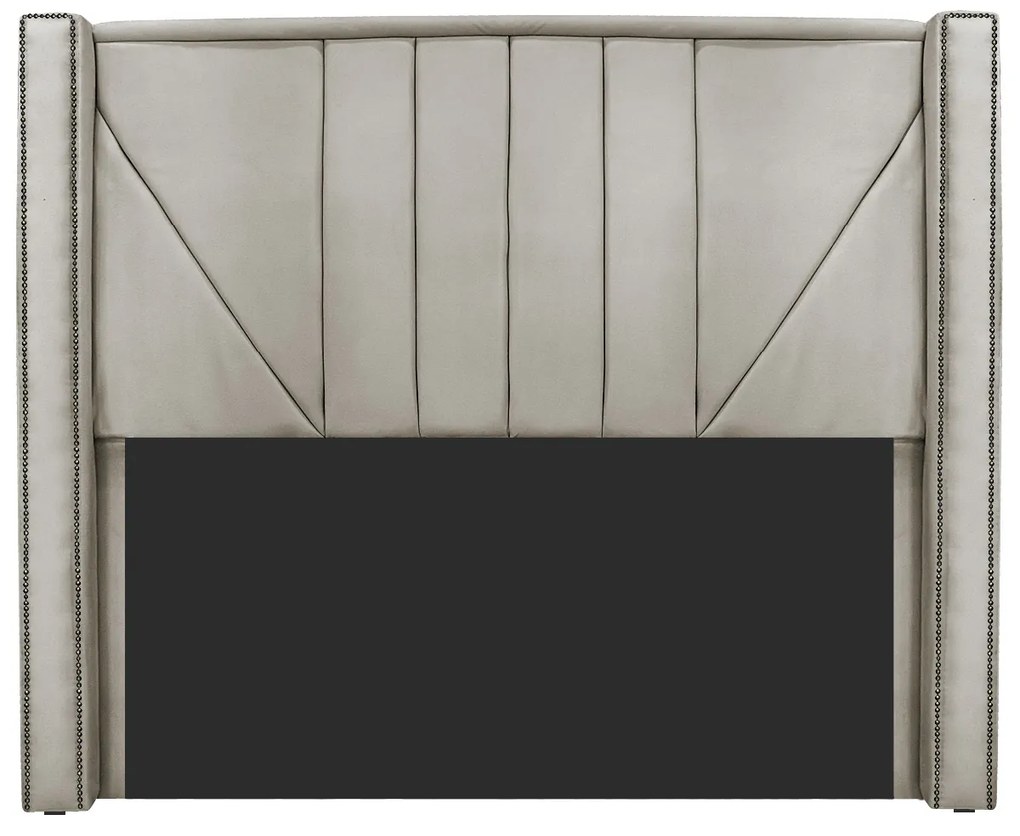 Cabeceira Queen Minsk P02 160 cm para cama Box Linho - ADJ Decor