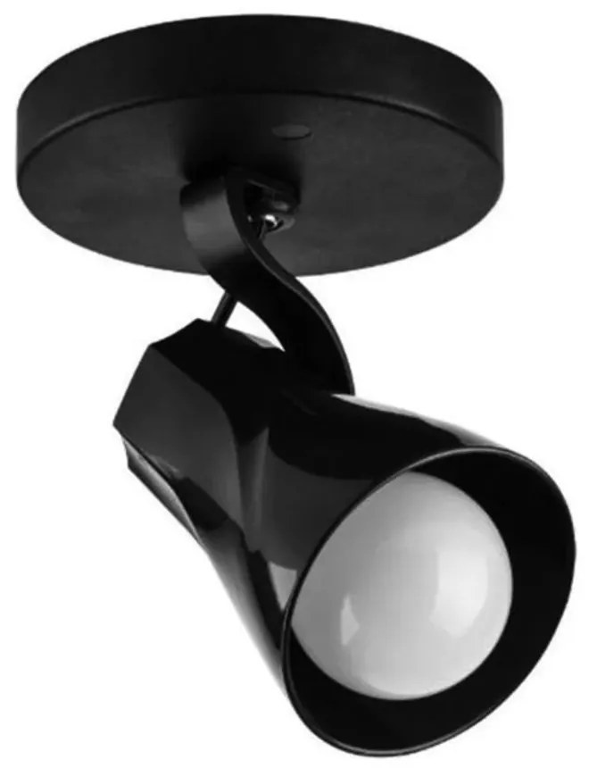 Spot De Sobrepor Octa Preto Startec Direcionável E27