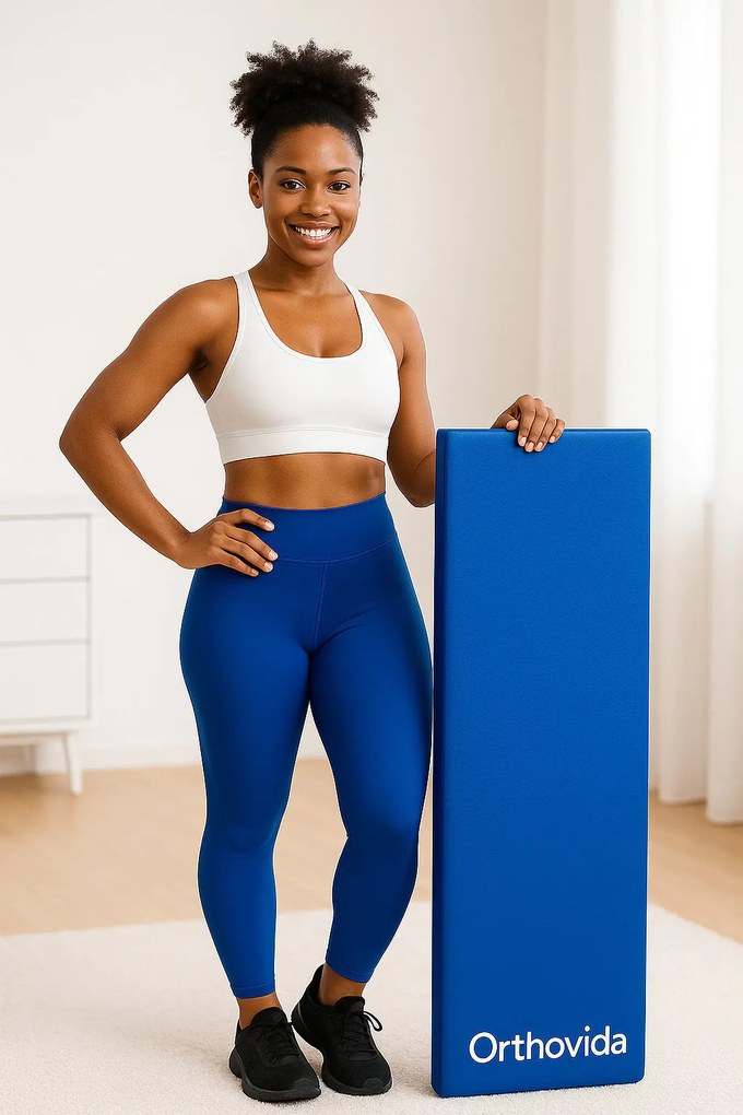 Colchonete Ginástica, Academia 100 X 50 X 3 - Orthovida (Roxo)