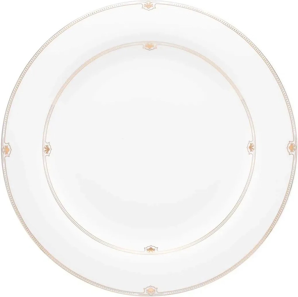 Jogo de 6 Pratos Rasos Strauss Dinasty 28cm  Porcelana