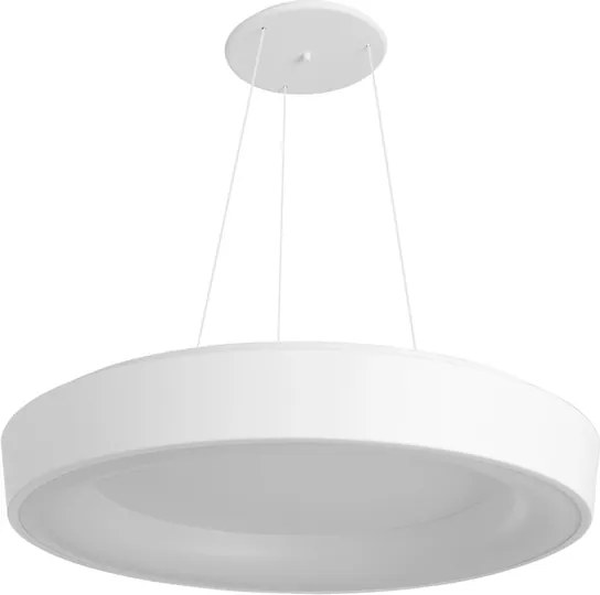 Pendente Led Aluminio Branco 33,6W 3000K Apollo