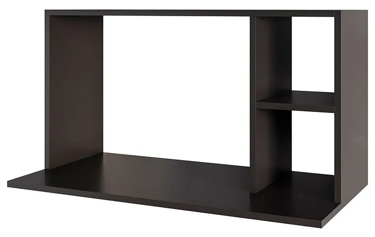 Suporte Suspenso Fionna com nicho MDP/BP para Micro-ondas Preto G96 - Gran Belo
