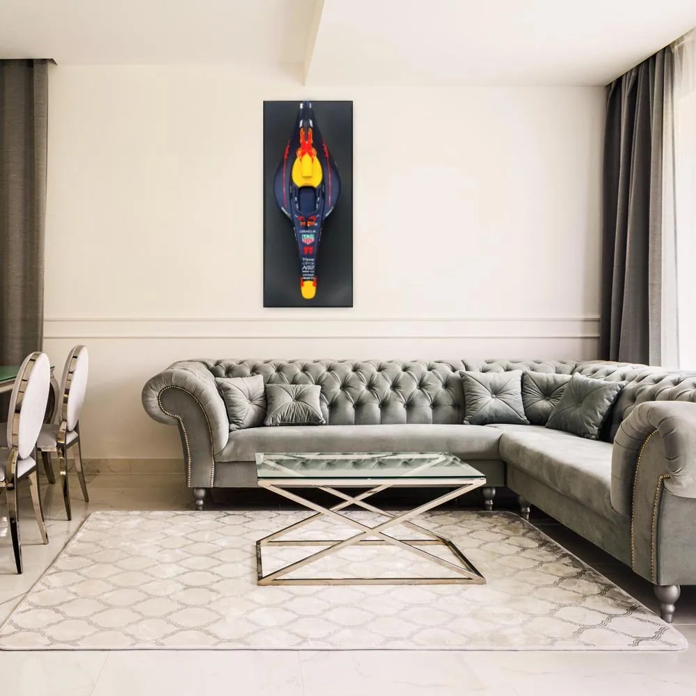 Quadro 3D Decorativo 120x50 Carro F1 RB18 2022 CP - Gran Belo