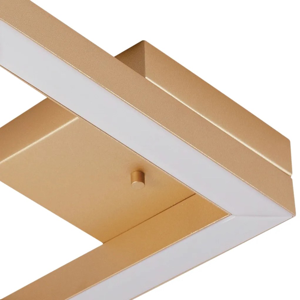 Plafon Poly 28,5X28,5Cm Led 24,4W Bivolt | Usina 19260/28 (BT - Branco Texturizado, 3000k)