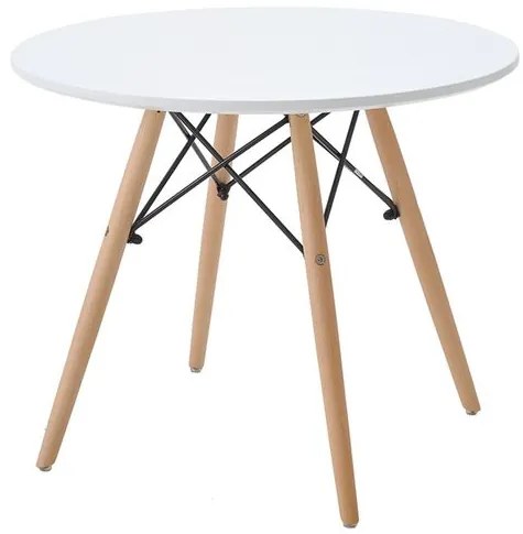 Mesa INFANTIL Eames Eiffel MDF Branca 60 cm (LARG) - 38188 Sun House