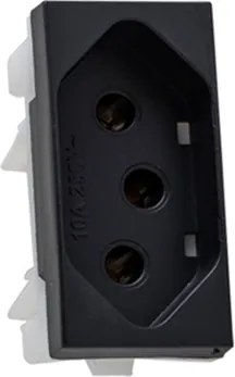 Modulo Tomada Plastico Preto 10A Inova Pro