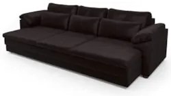 Sofá Retrátil 4 Lugares Para Sala 332cm Dijon Couro Bordô S07 - Mpozen